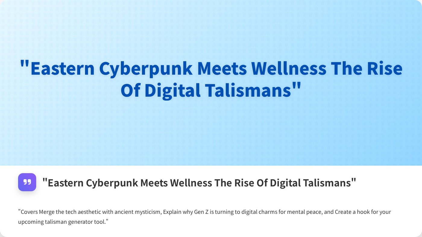 Eastern Cyberpunk Meets Wellness The Rise Of Digital Talismans ...